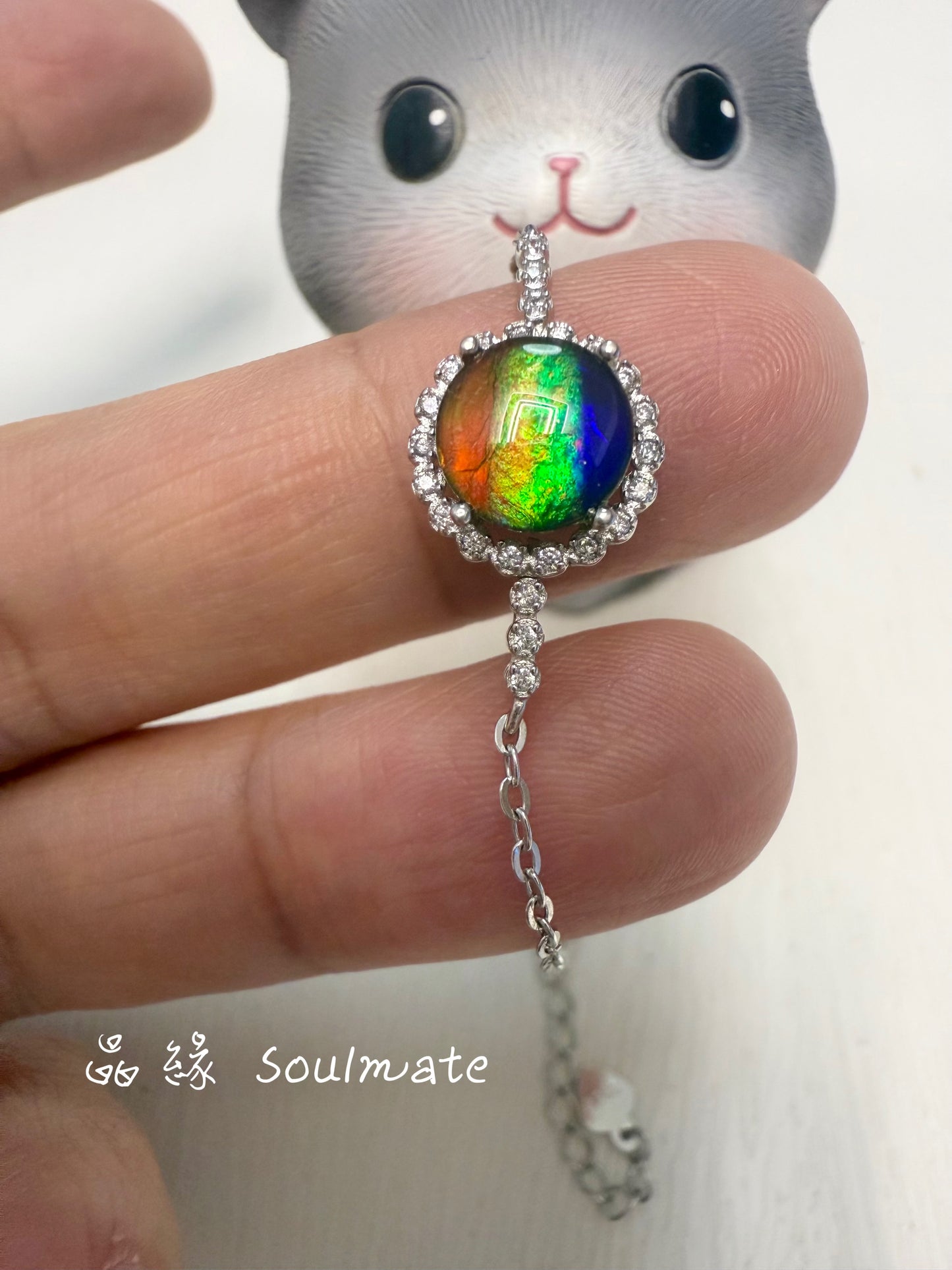 斑彩石手鏈 10mm (石8mm)