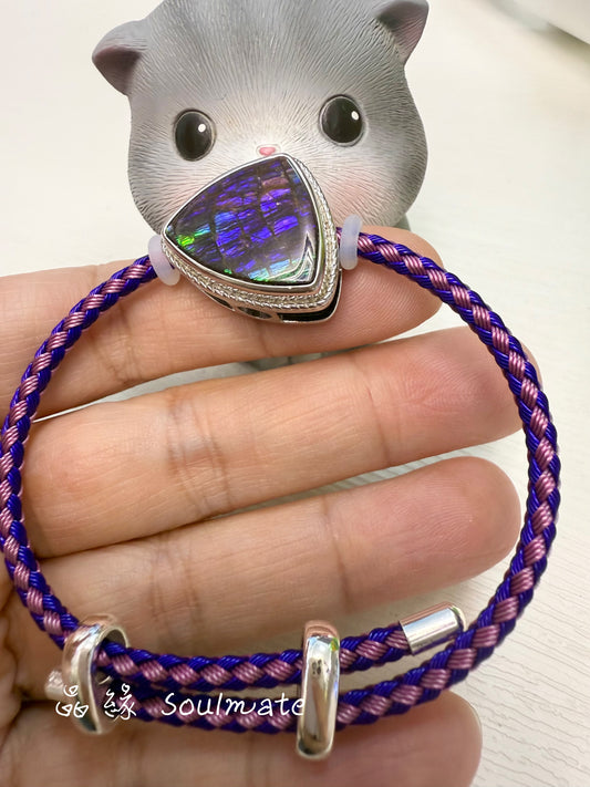 斑彩石盒子 18x21mm (石15x18mm)