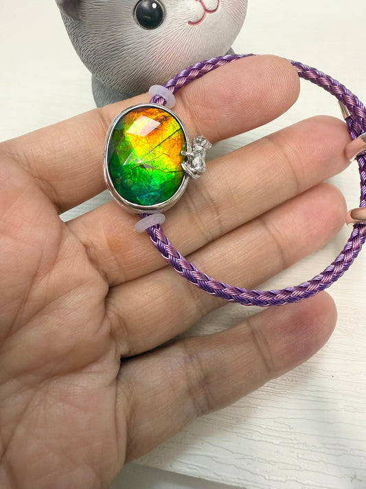 斑彩石盒子 22x27mm (石15x20mm)