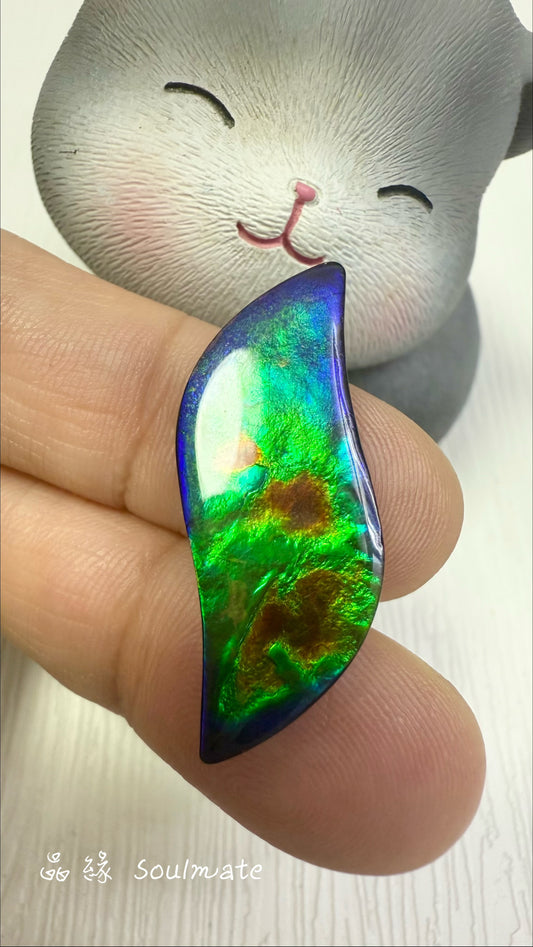 斑彩石裸石 12x32mm