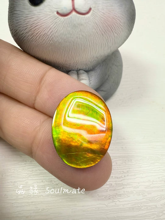 斑彩石裸石 17x22mm