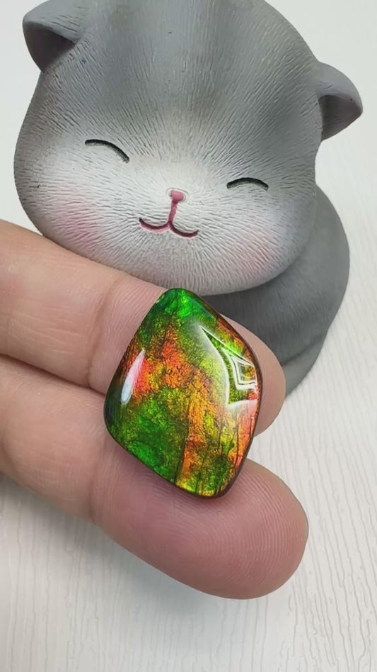 斑彩石裸石 17x24mm